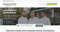 Desktop Screenshot of grandviewdentalcare.com